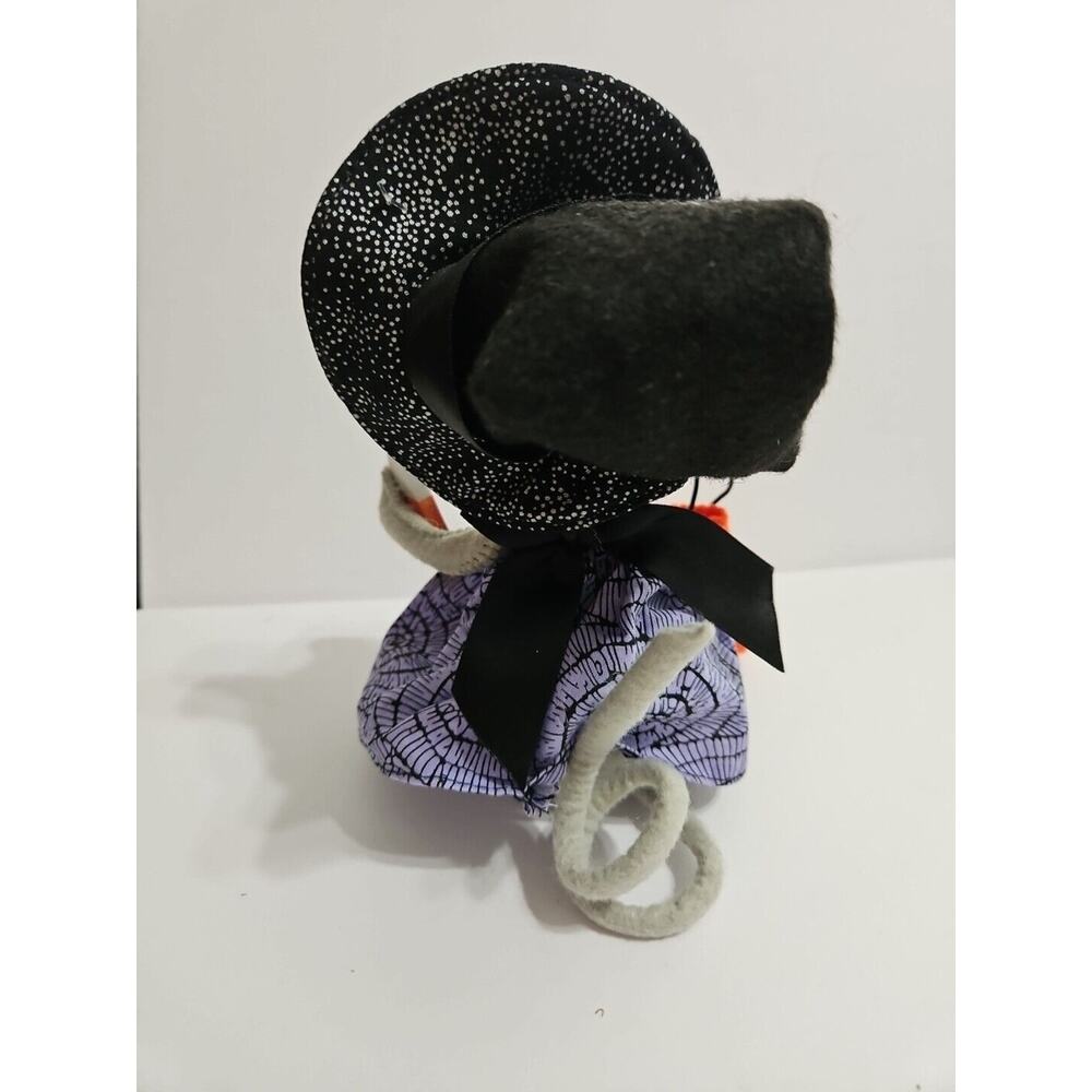 RARE 2019 Annalee Hocus Pocus Witch Mouse Doll Purple Grey 6" Halloween - Picture 4 of 8